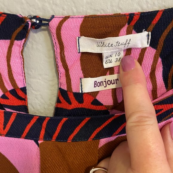 White Stuff long sleeved blouse, Retro, 70s look | Size EU 38 - Picture 4 of 4